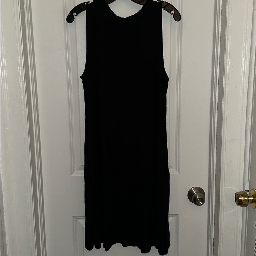 Time and Tru Black Sleeveless Midi Dress - Picture 2 of 5